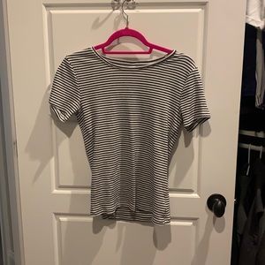 Black and white stripped top